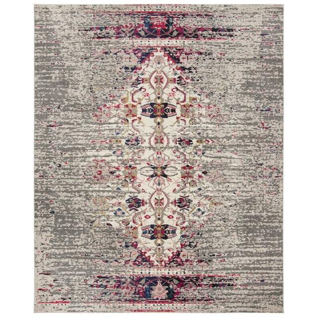 SAFAVIEH Monaco Elsdon Abstract Area Rug, Grey/Ivory, 11' x 15'