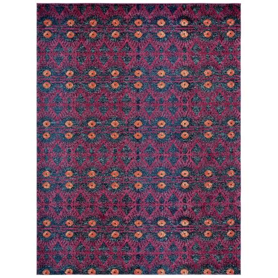 Monaco MNC213 Power Loomed Indoor Area Rug - Pink/Multi - 9'x12' - Safavieh