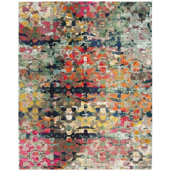 Monaco MNC263 Power Loomed Area Rug - Green/Blue - 8'x10' - Safavieh.