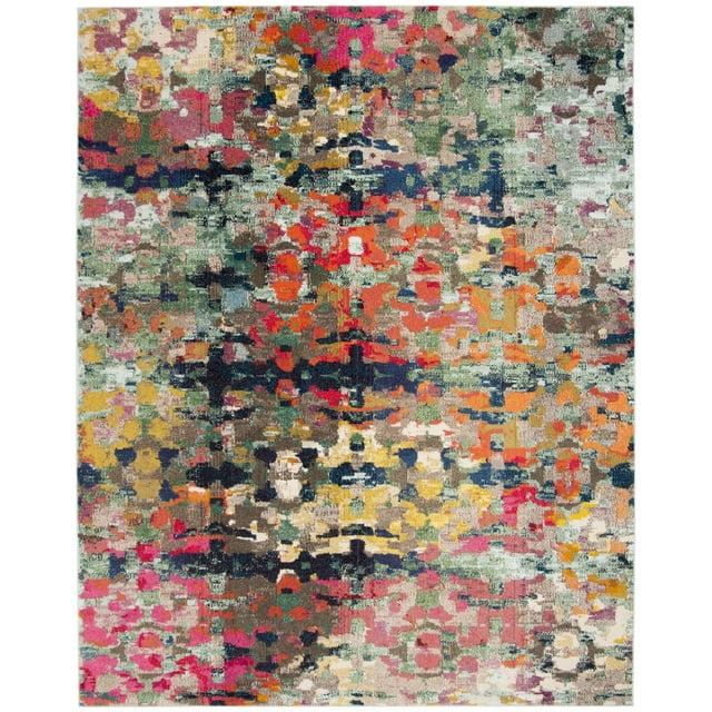 Monaco MNC263 Power Loomed Area Rug - Green/Blue - 8'x10' - Safavieh.