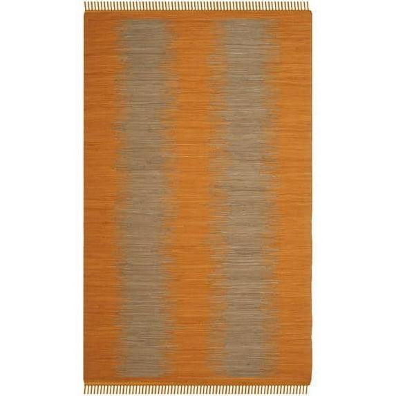 Montauk MTK718 Hand Woven Indoor Area Rug - Orange - 6'x6' - Safavieh.