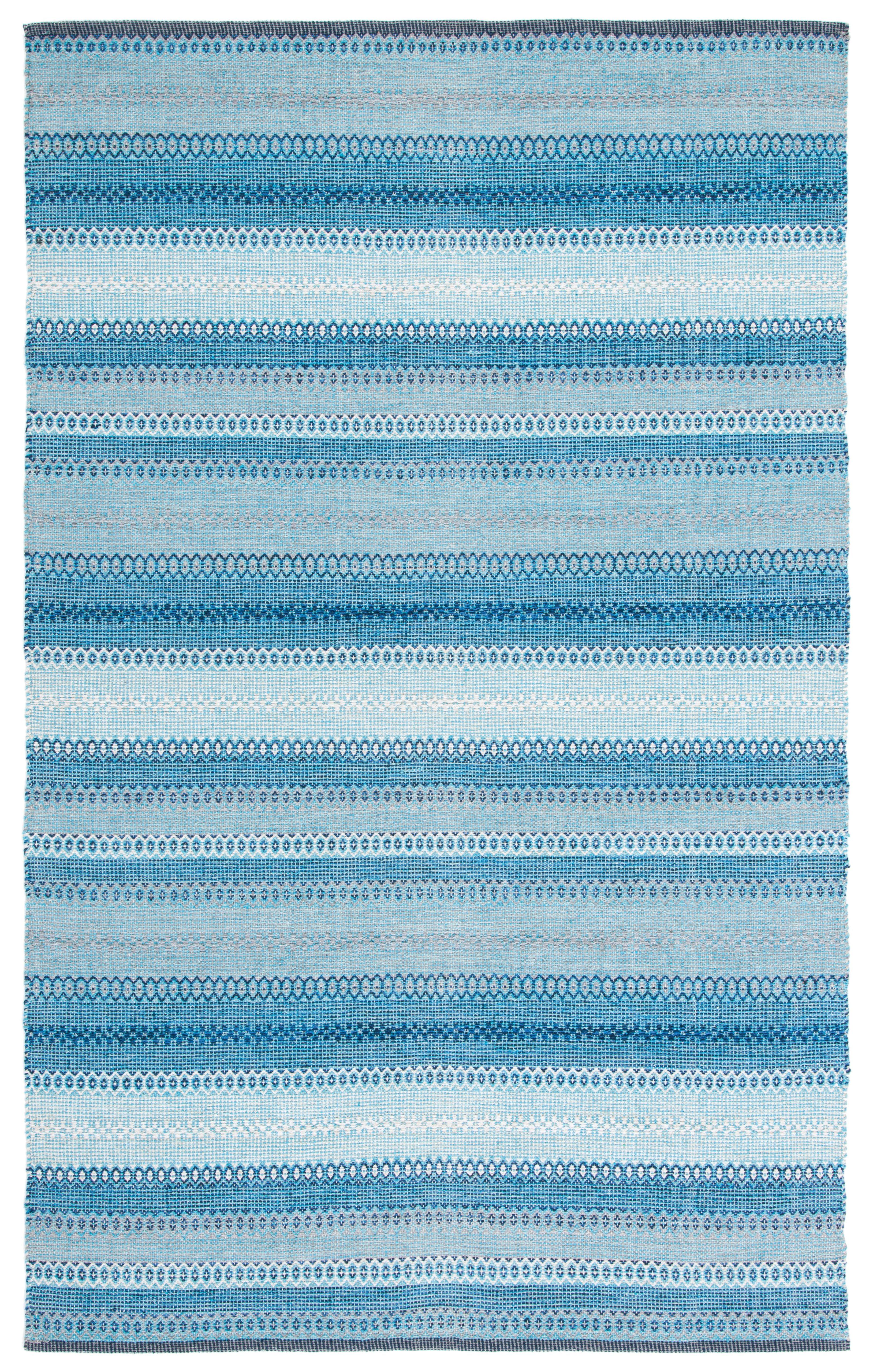 Montauk MTK851 Hand Woven Area Rug - Grey/Blue - 3'x5' - Safavieh.