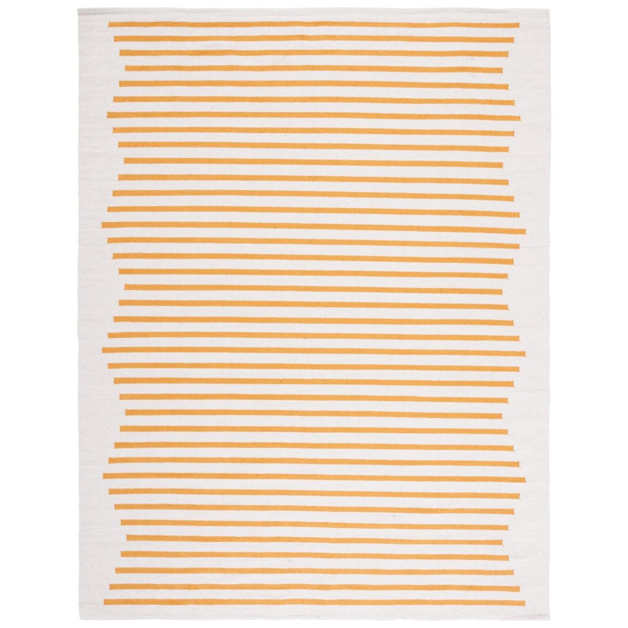 Montauk MTK313 Hand Woven Indoor Area Rug - Ivory/Gold - 9'x12' - Safavieh