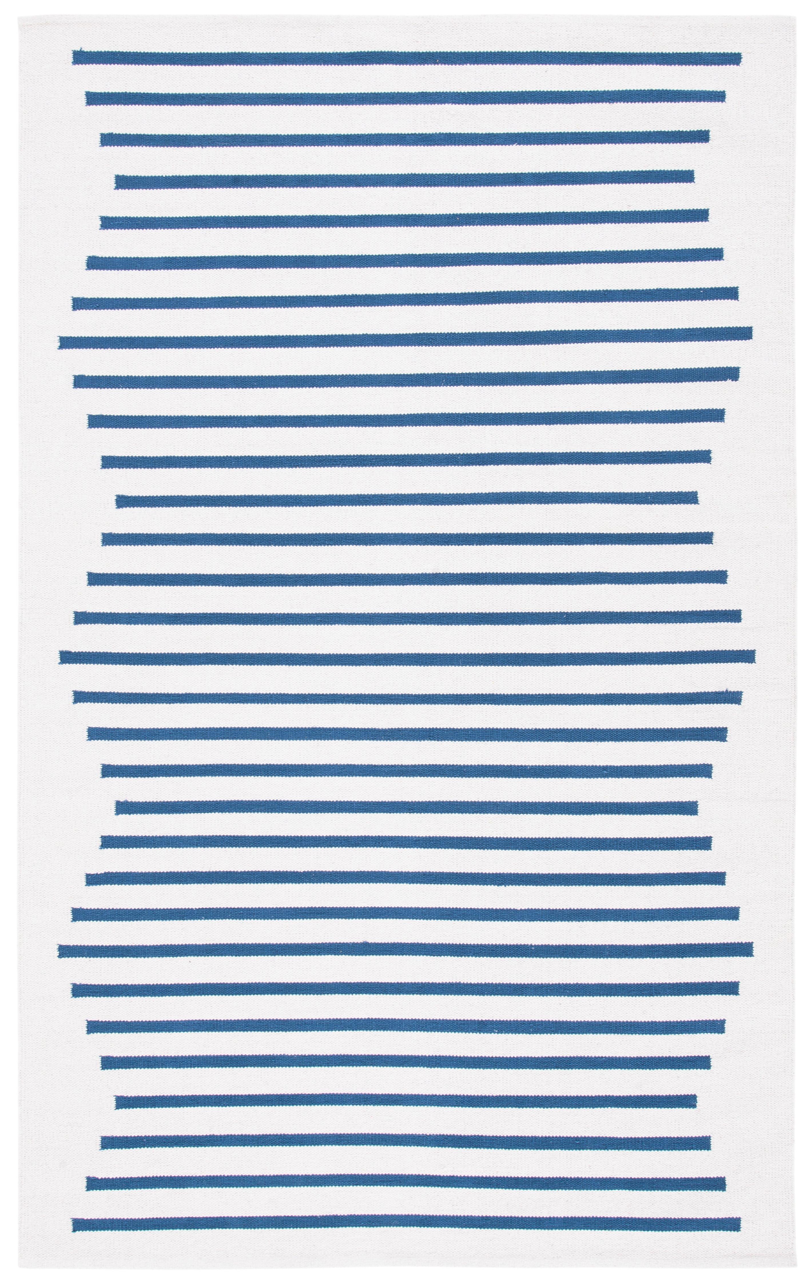 Montauk MTK313 Hand Woven Indoor Accent Rug - Ivory/Navy - 3'x5' - Safavieh