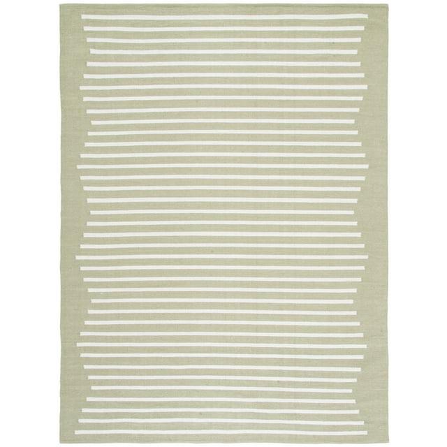 Montauk MTK313 Hand Woven Indoor Area Rug - Light Green/Ivory - 9'x12' - Safavieh