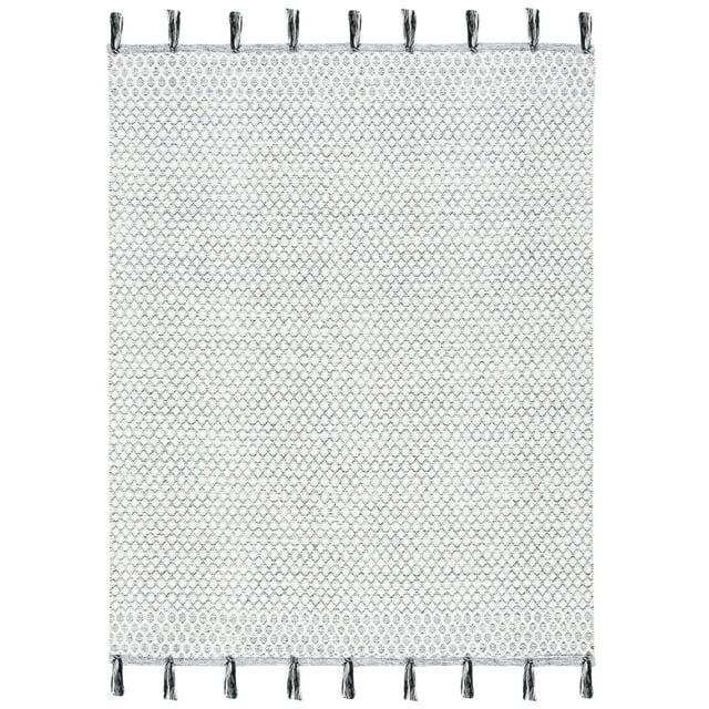 Montauk MTK813 Hand Woven Area Rug - Ivory/Black - 3'x5' - Safavieh.