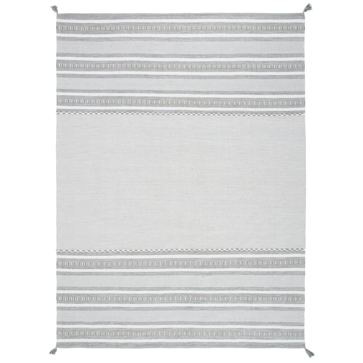 Montauk MTK215 Hand Woven Area Rug - Grey/Ivory - 8'9"x11'9" - Safavieh.