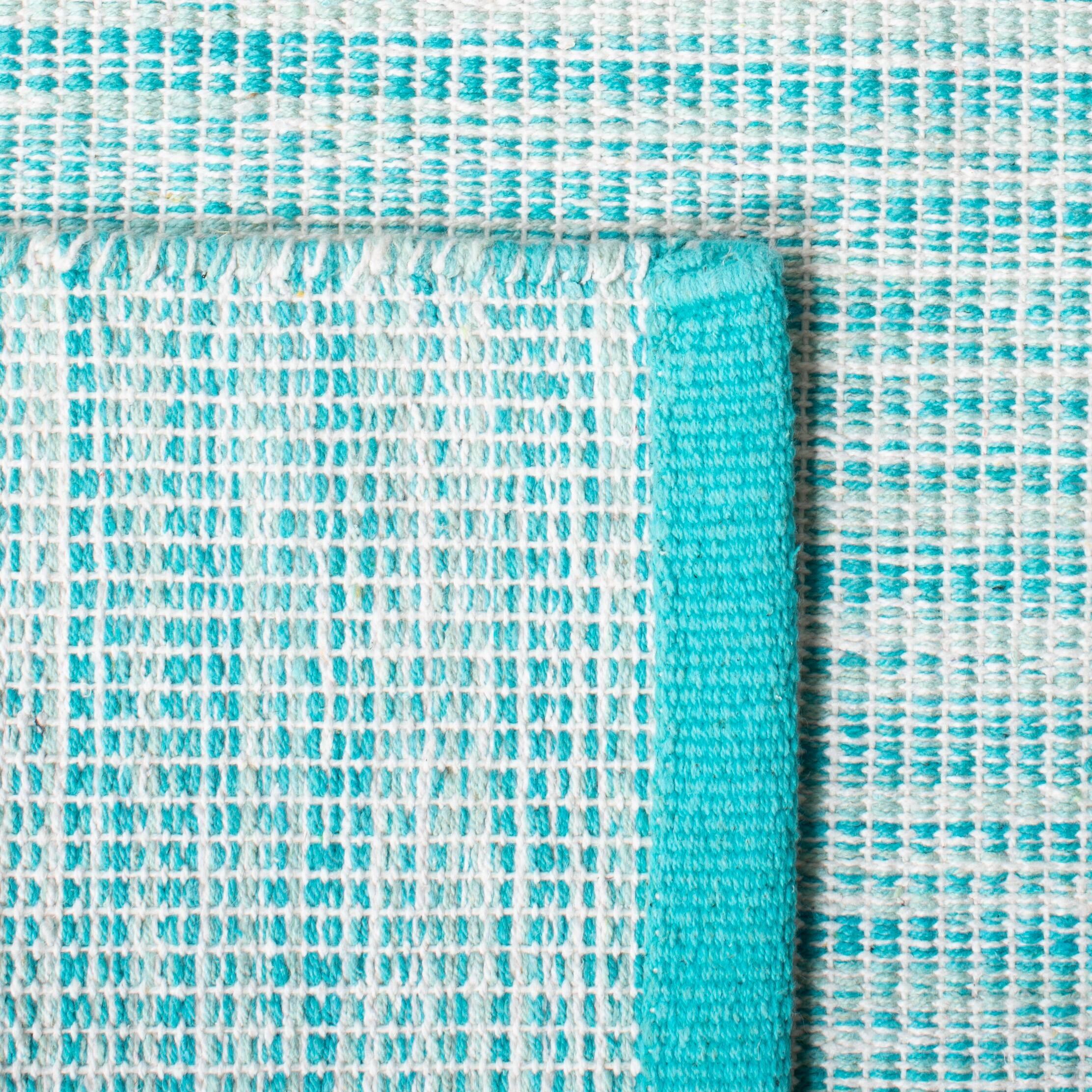 Montauk MTK250 Hand Woven, Flat Weave Indoor Runner Rug - Aqua/Blue - 2'3"x8' - Safavieh