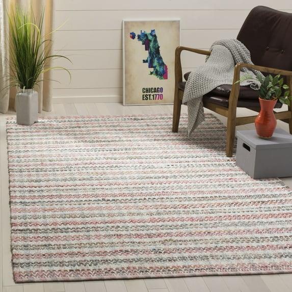 Montauk MTK950 Hand Woven Indoor Area Rug - Pink/Multi - 6'x6' - Safavieh.
