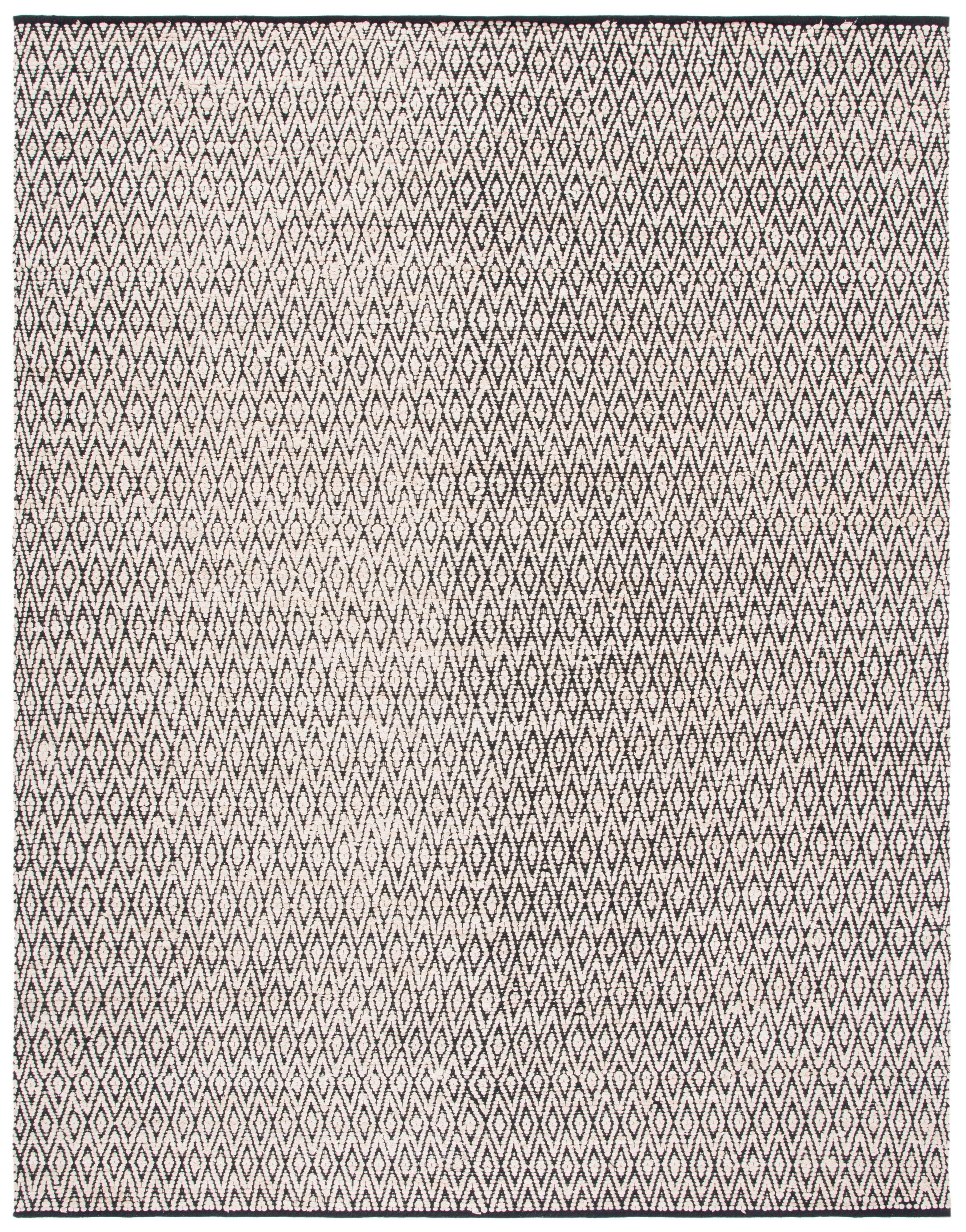 Montauk MTK621 Hand Woven Indoor Area Rug - Beige/Black - 8'x10' - Safavieh