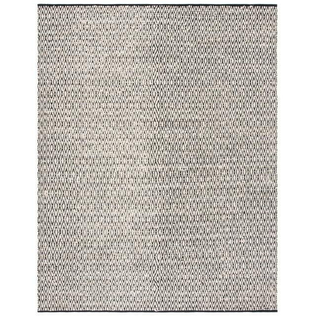 Montauk MTK621 Hand Woven Indoor Area Rug - Beige/Black - 8'x10' - Safavieh
