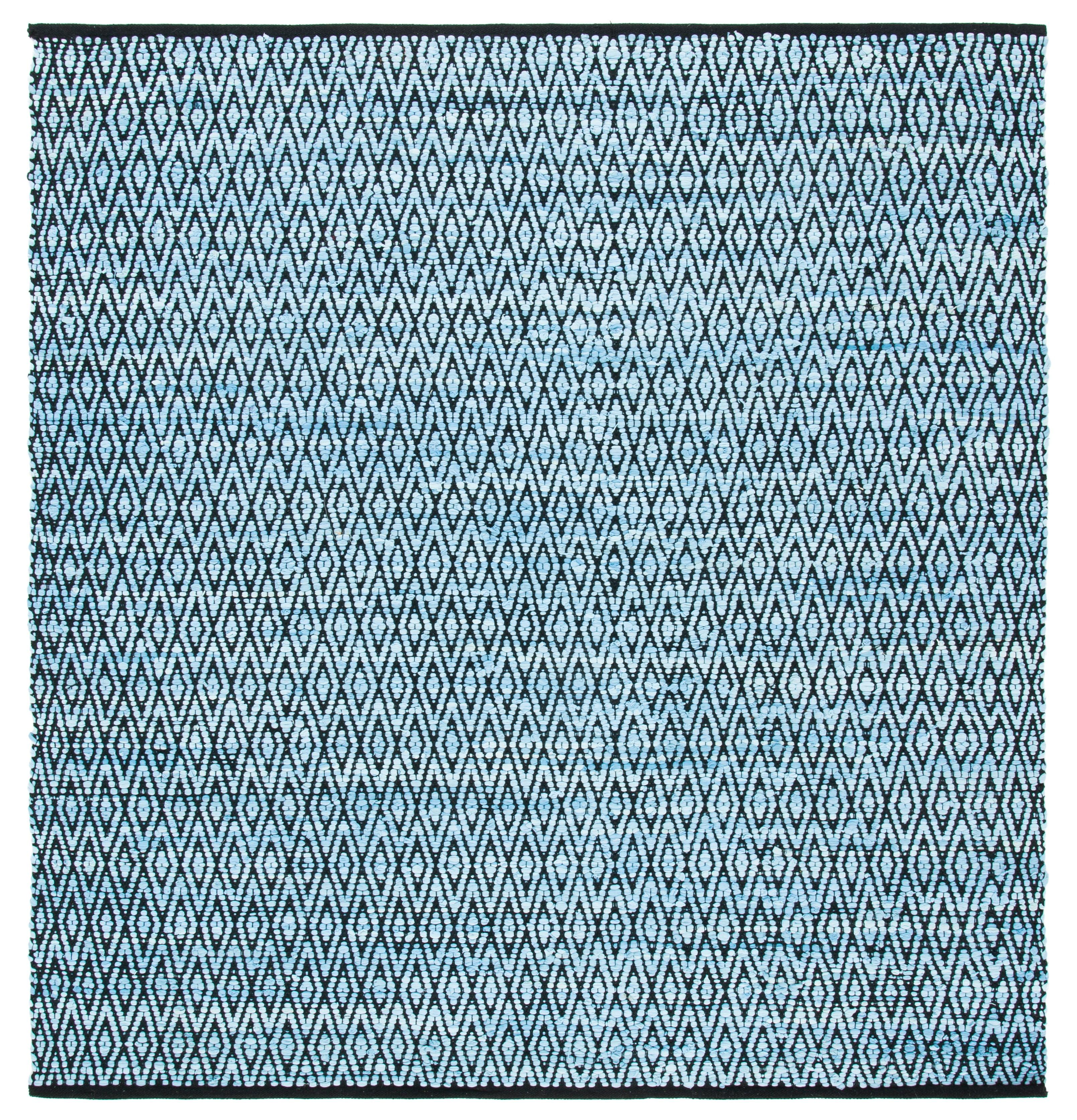 Montauk MTK621 Hand Woven Indoor Area Rug - Green/Black - 6'x6' - Safavieh