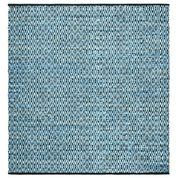 Montauk MTK621 Hand Woven Indoor Area Rug - Green/Black - 6'x6' - Safavieh