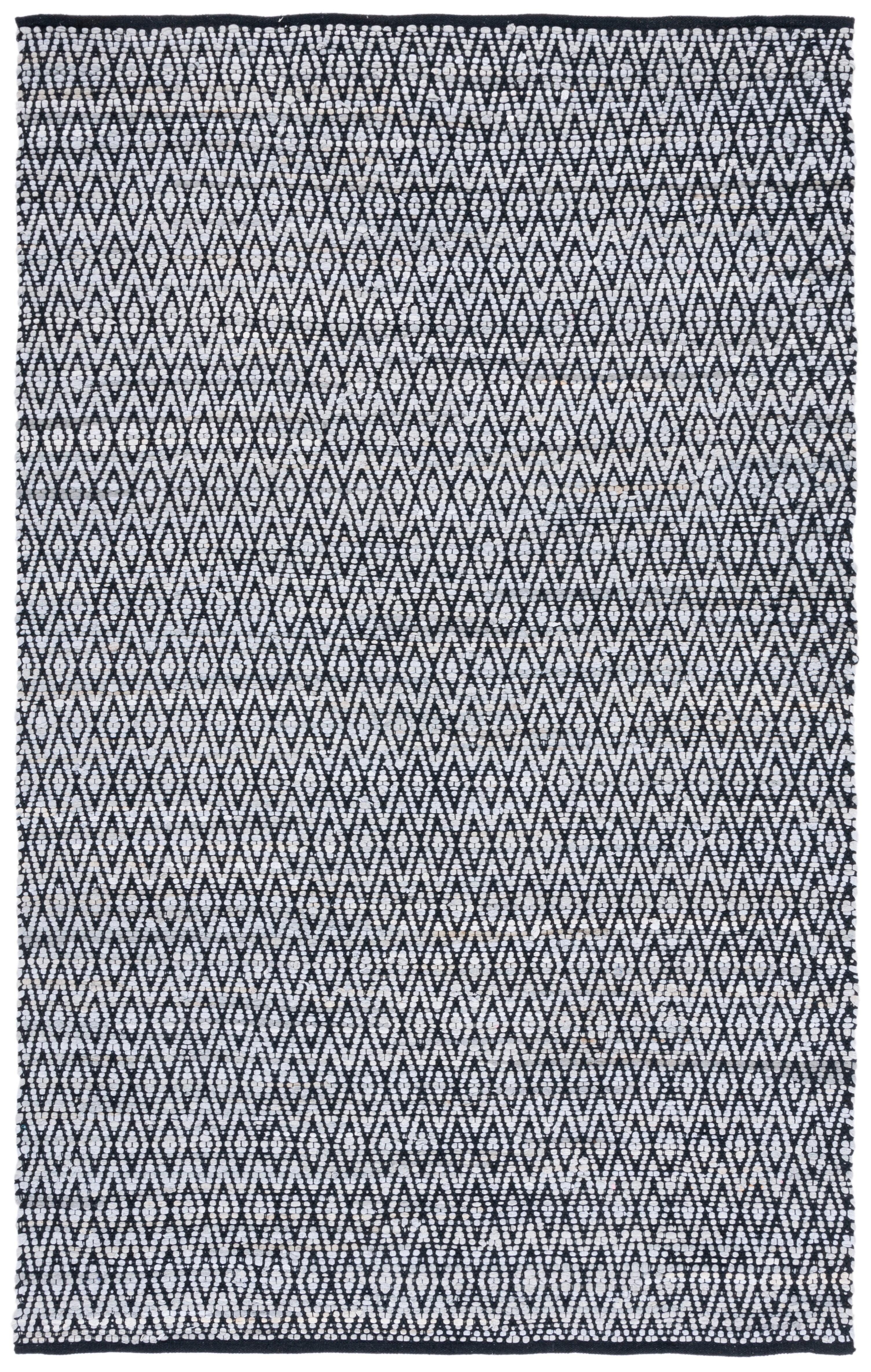 Montauk MTK621 Hand Woven Indoor Area Rug - Grey/Black - 6'x9' - Safavieh