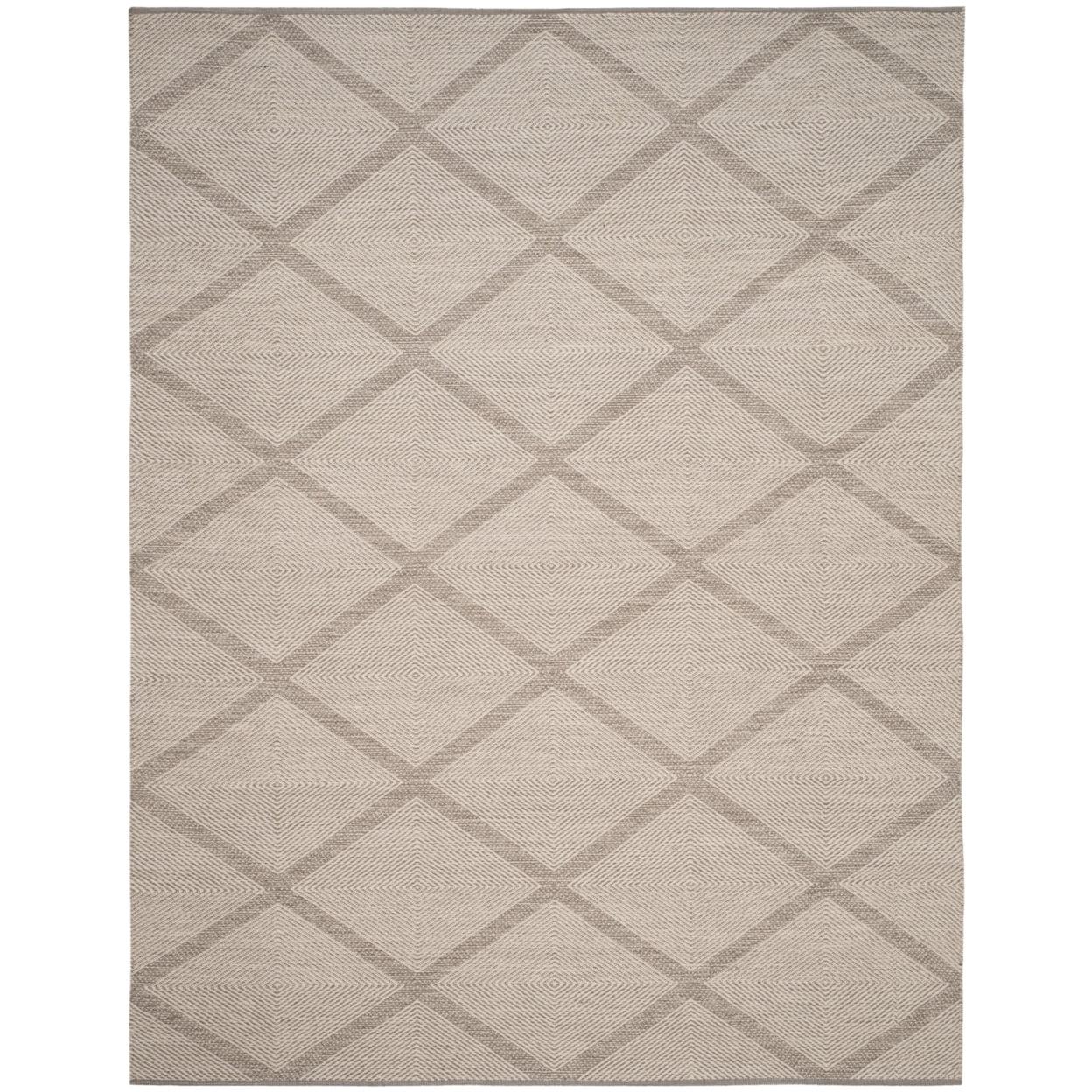 SAFAVIEH Montauk Collection MTK821A Handwoven Grey Rug