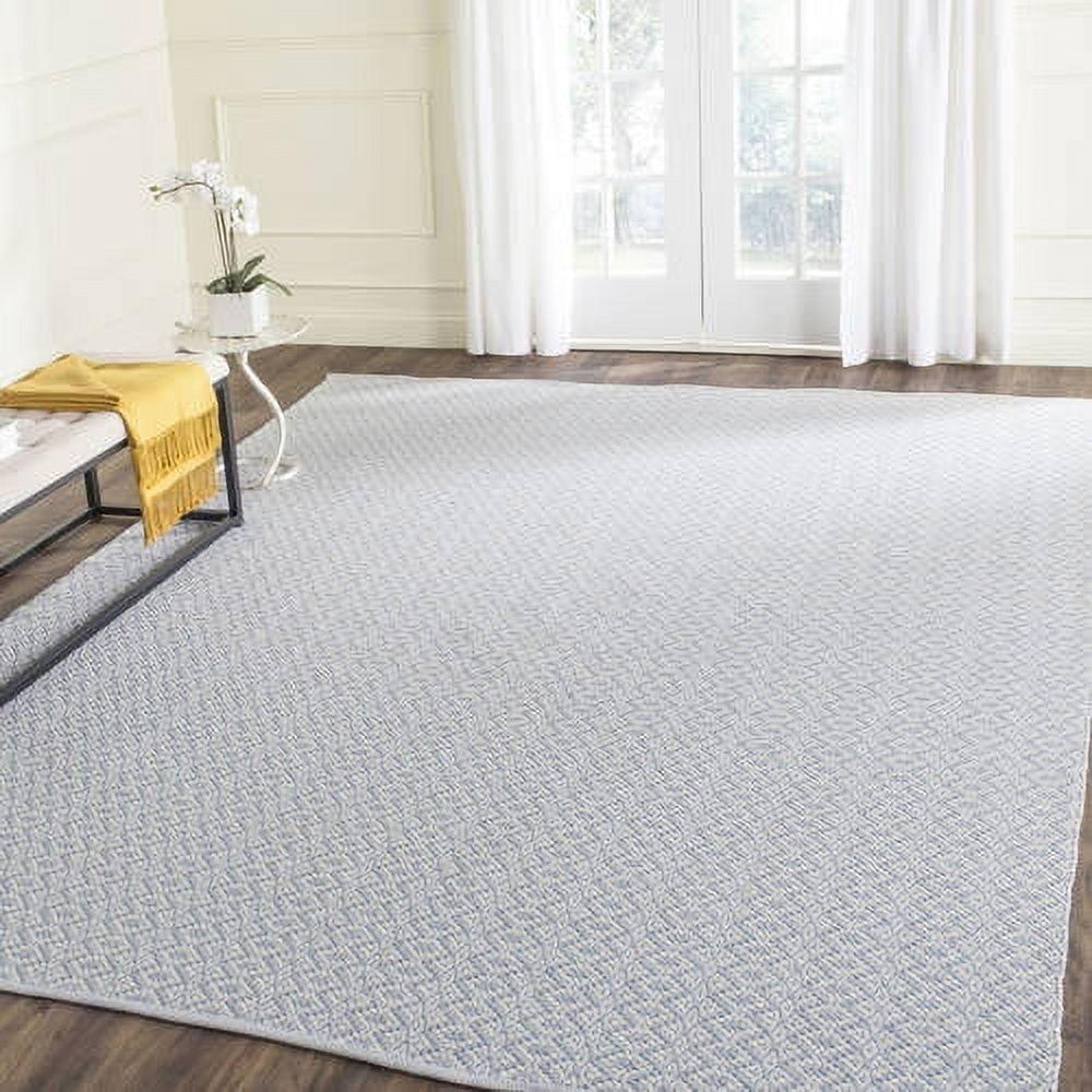 Montauk MTK716 Hand Woven Indoor Area Rug - Ivory/Light Blue - 8'x10' - Safavieh
