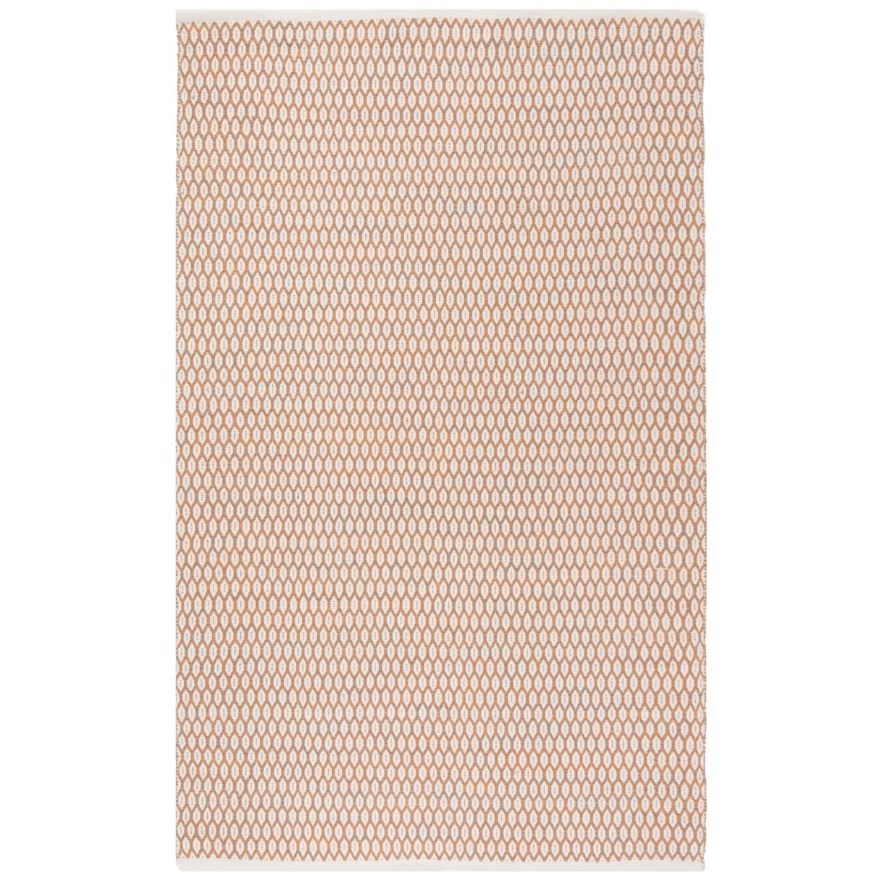 Montauk MTK608 Hand Woven Indoor Runner Rug - Orange/Ivory - 2'3"x8' - Safavieh