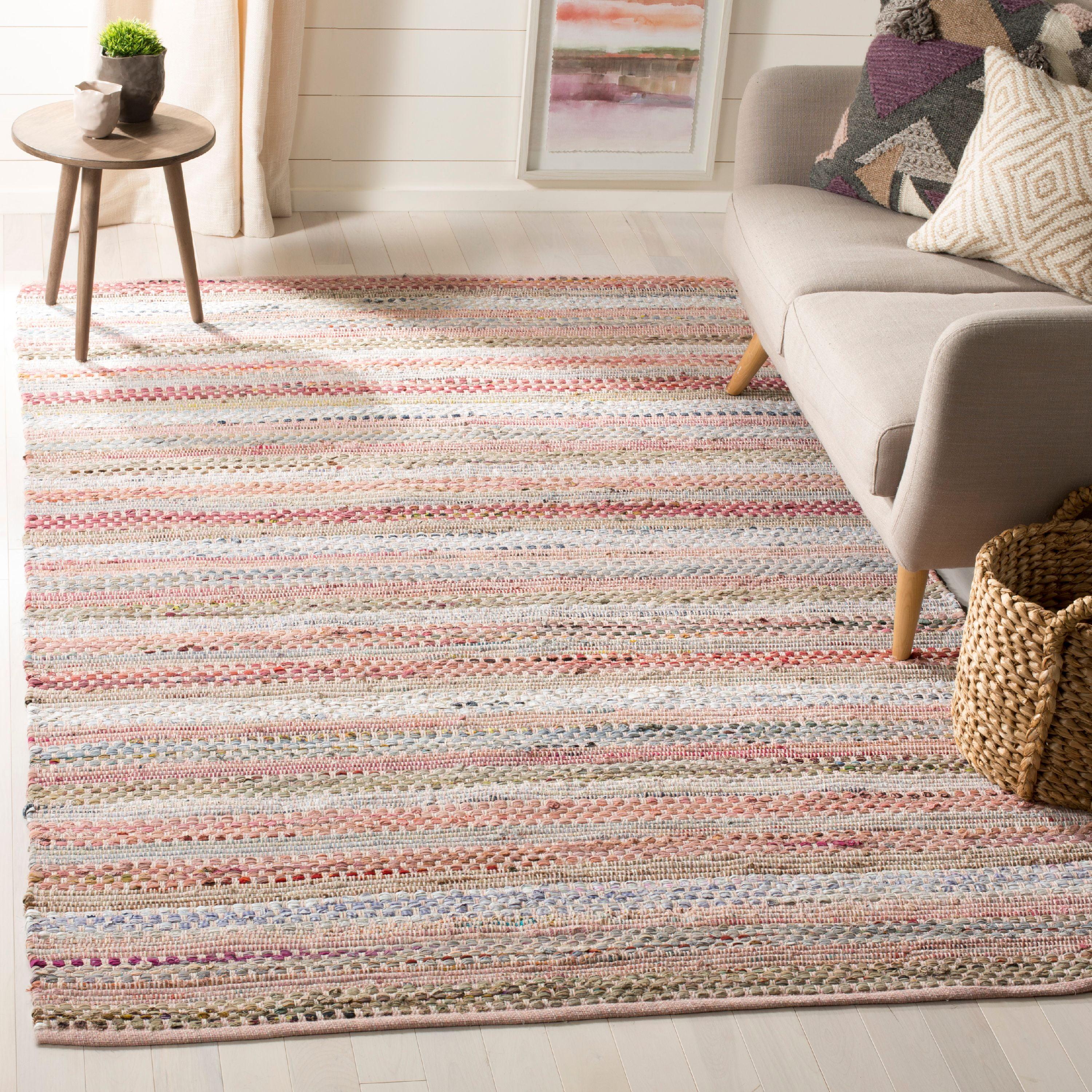 Montauk MTK975 Hand Woven Area Rug - Pink/Multi - 3'x5' - Safavieh.