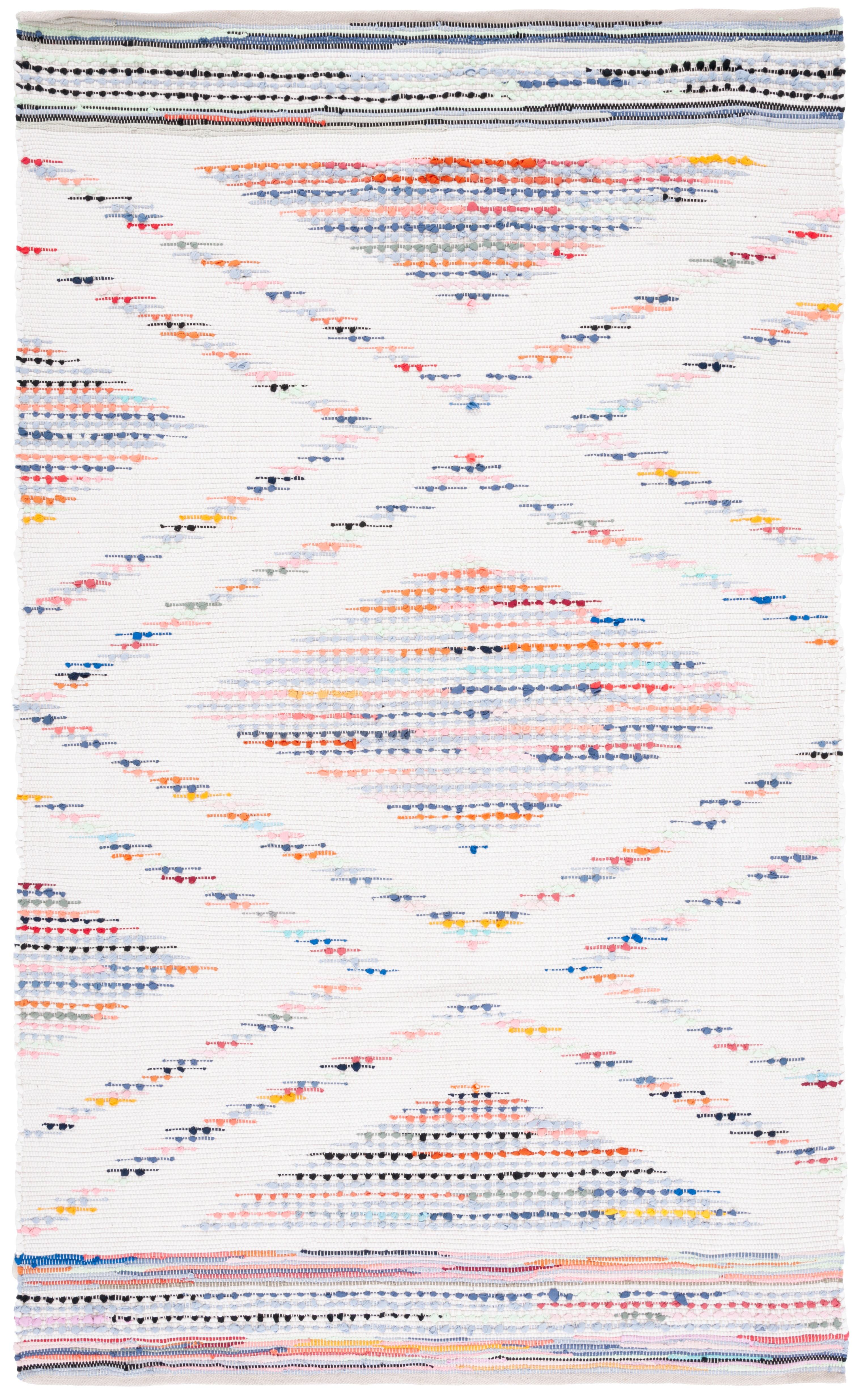 Montauk MTK816 Hand Woven Area Rug - Ivory/Black - 5'x8' - Safavieh.