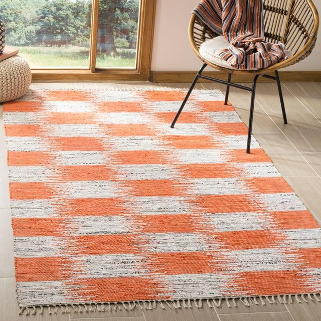 Montauk MTK721 Hand Woven Area Rug - Orange/Multi - 3'x5' - Safavieh.