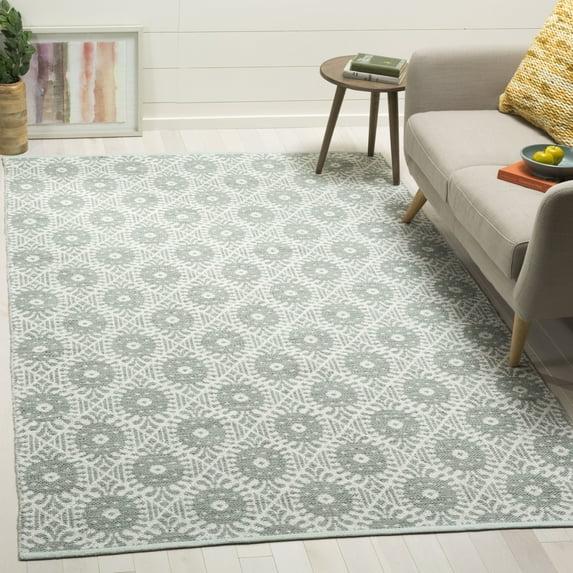 Montauk MTK612 Hand Woven Indoor Area Rug - Light Green/Ivory - 8'x10' - Safavieh