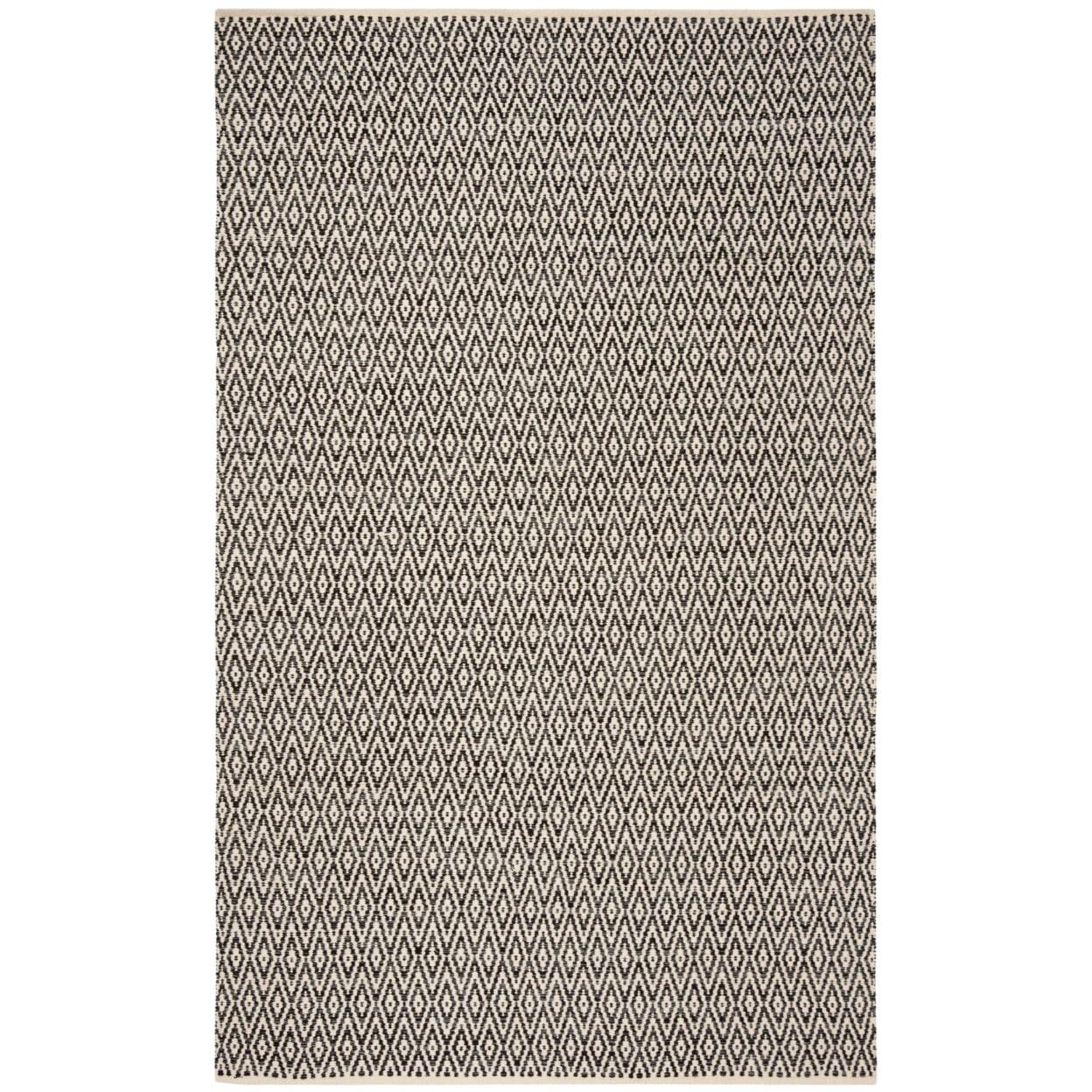 Montauk MTK414 Hand Woven Indoor Area Rug - Ivory/Dark Grey - 10'x14' - Safavieh