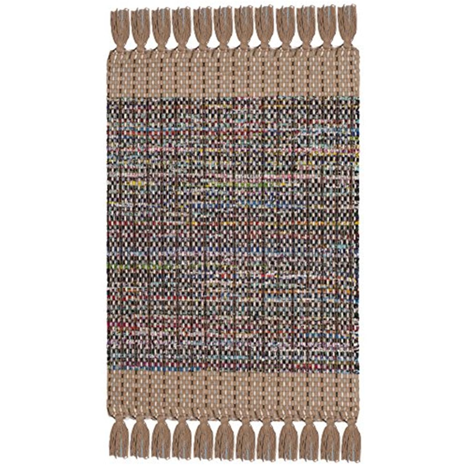 Montauk MTK972 Hand Woven Area Rug - Beige/Multi - 5'x8' - Safavieh.