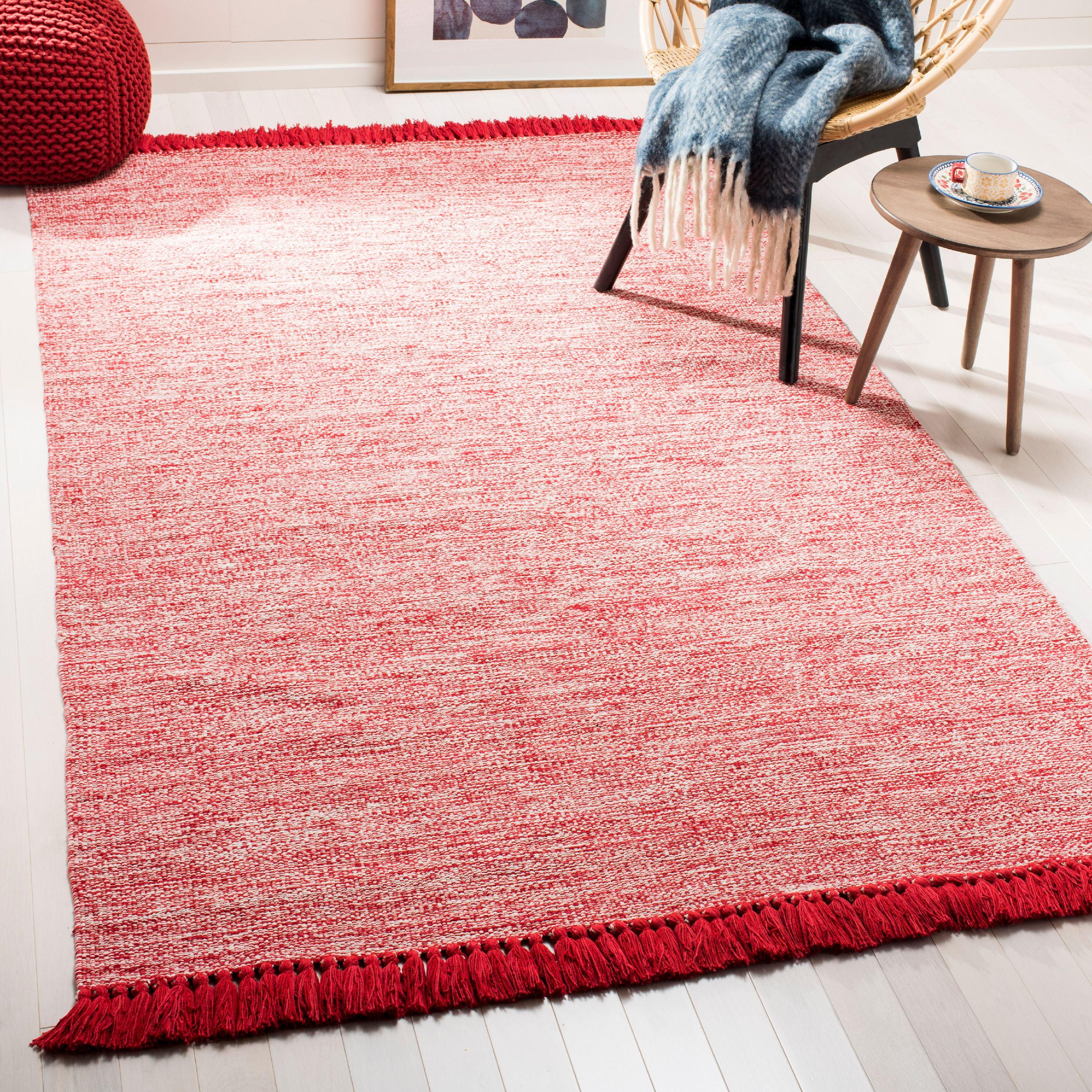 Montauk MTK610 Hand Woven Indoor Area Rug - Red - 5'x8' - Safavieh