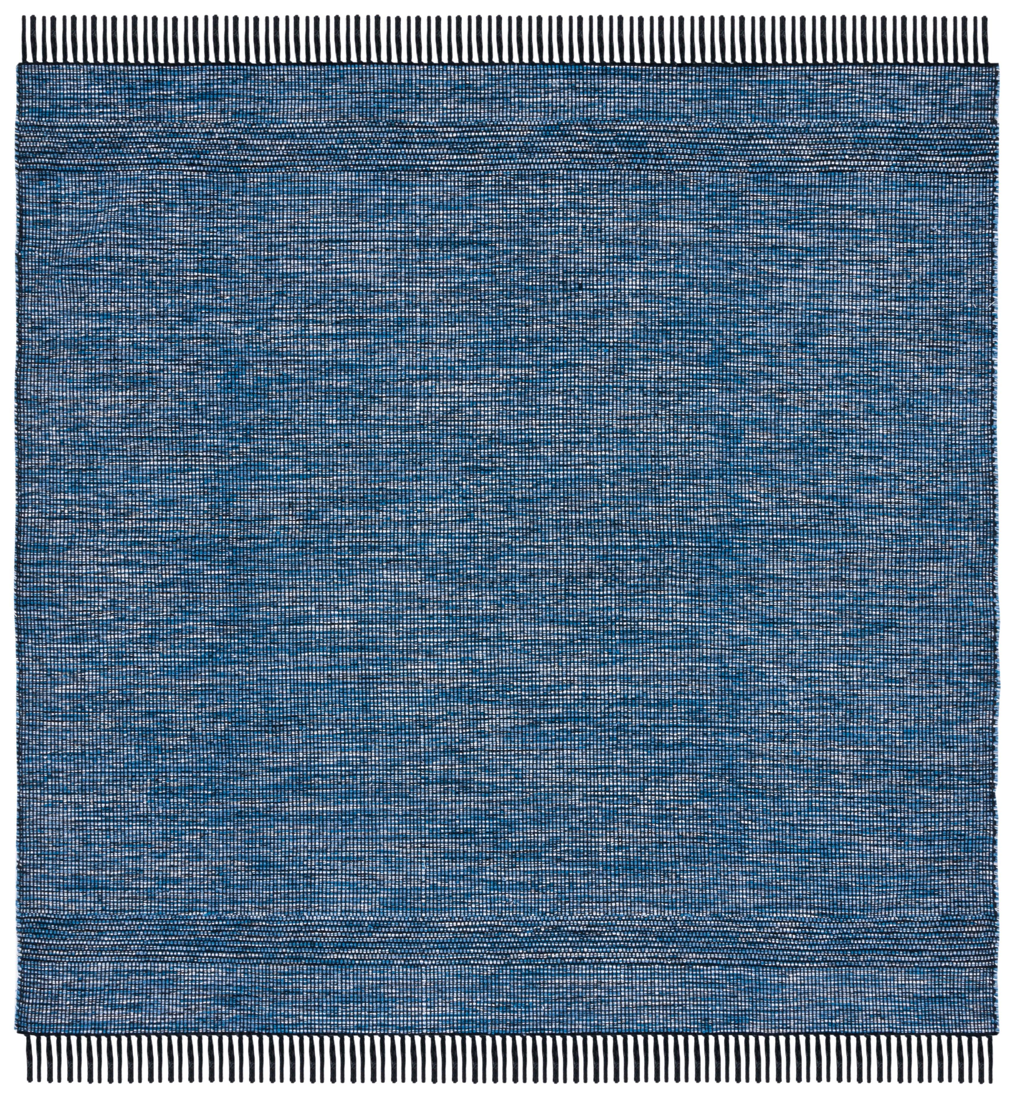 Montauk MTK620 Hand Woven Area Rug - Blue/Black - 6'x6' - Safavieh.