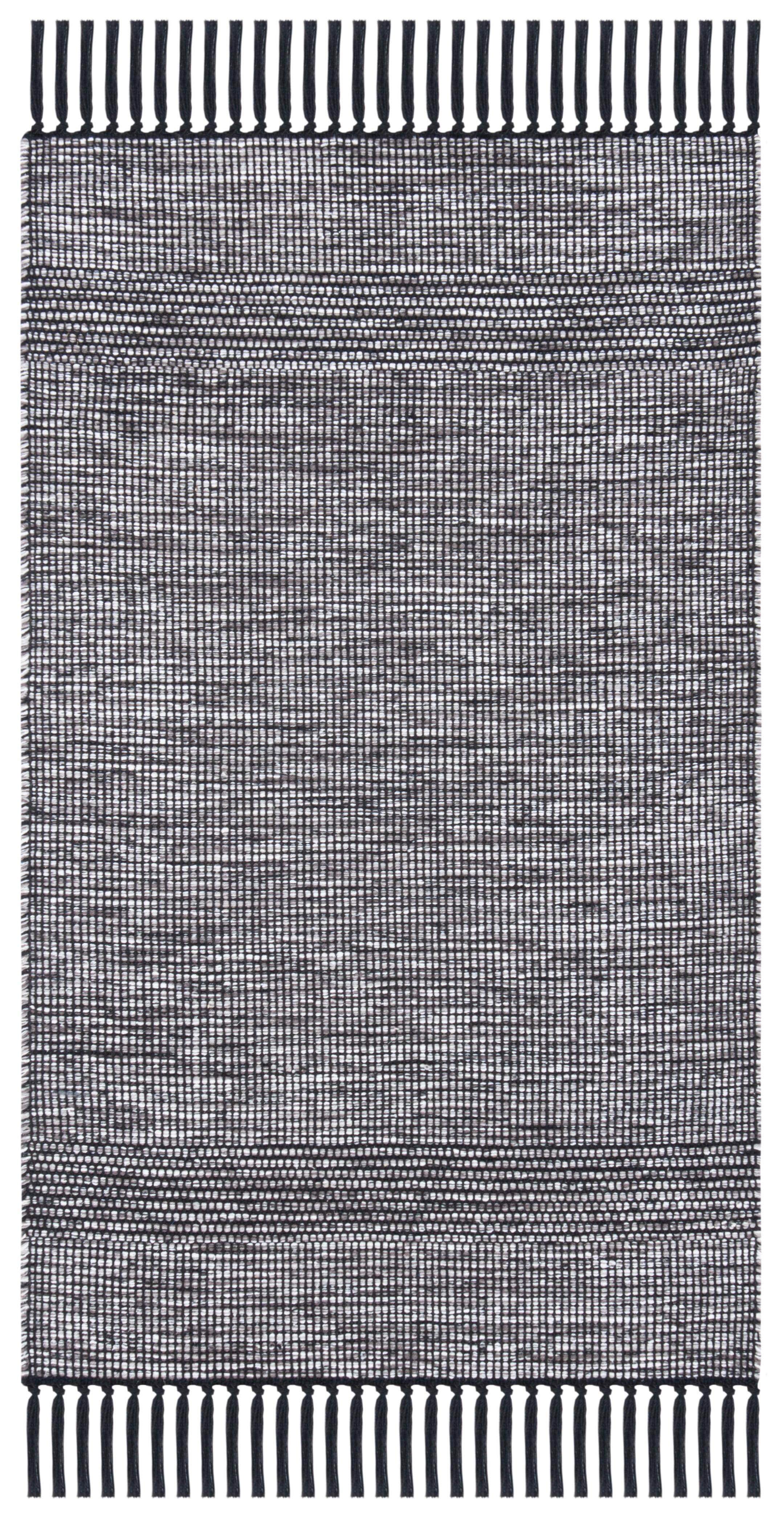 Montauk MTK620 Hand Woven Area Rug - Charcoal/Black - 3'x5' - Safavieh.
