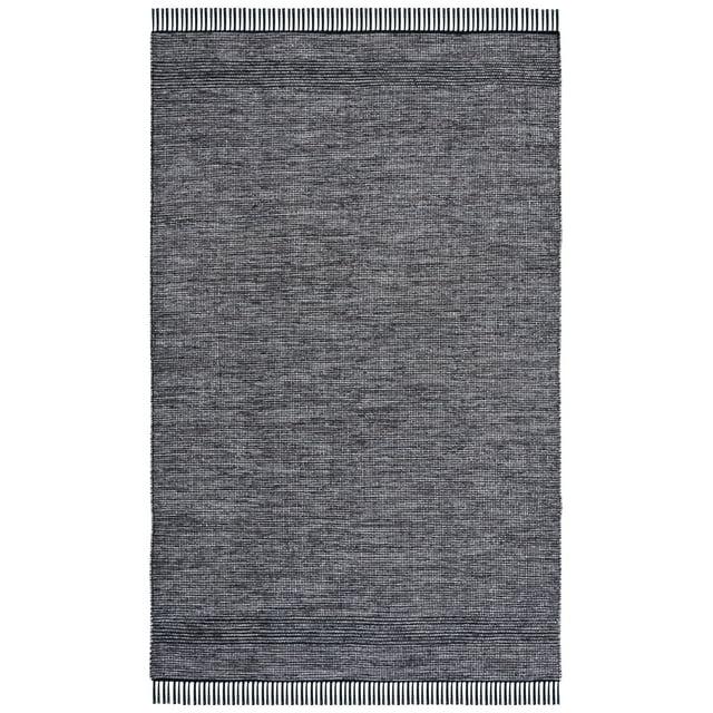 Montauk MTK620 Hand Woven Area Rug - Charcoal/Black - 6'x9' - Safavieh.