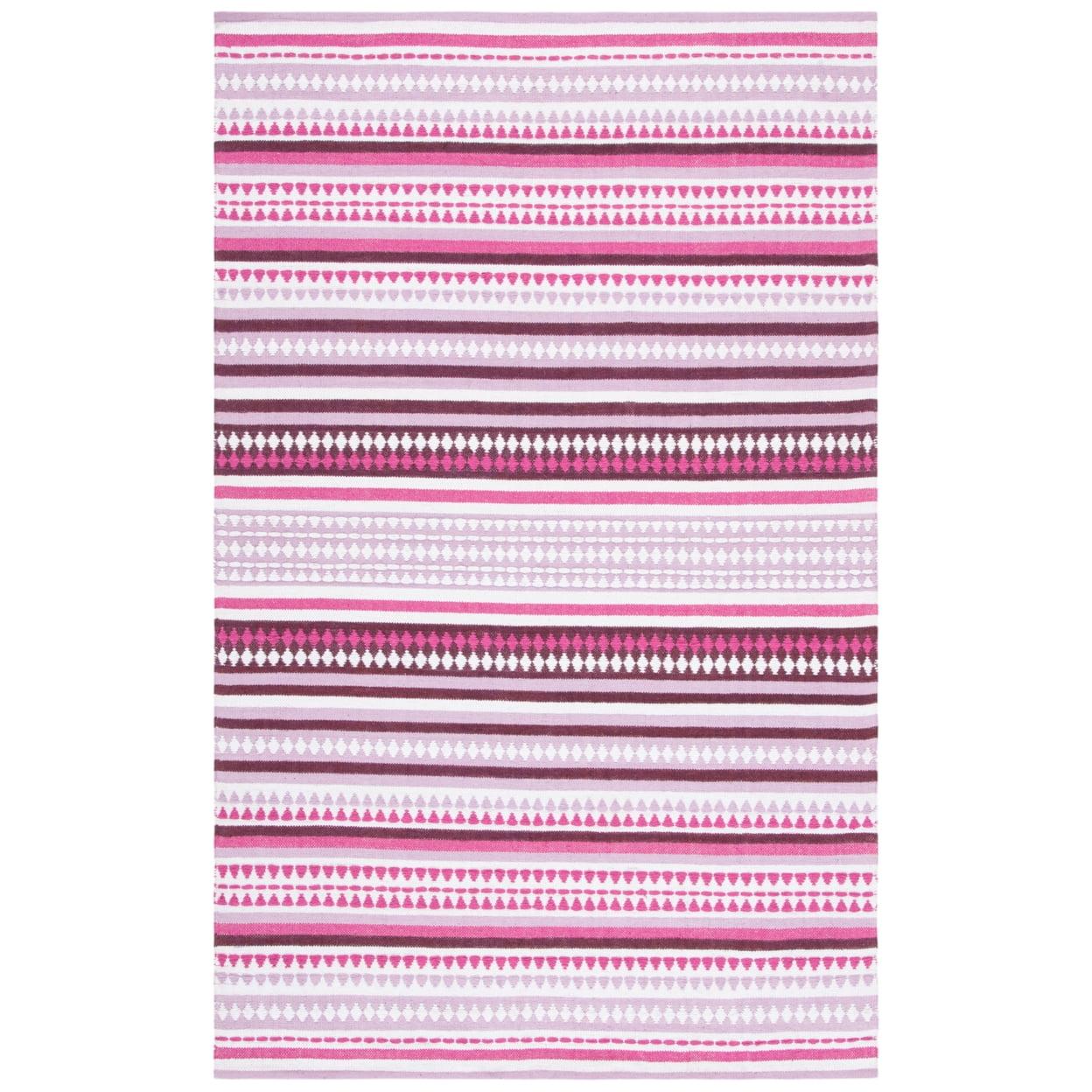 Montauk MTK451 Hand Woven Area Rug - Pink/Ivory - 5'x8' - Safavieh.