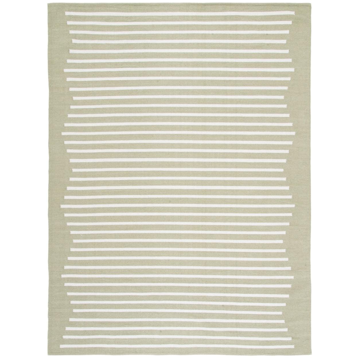 Montauk MTK313 Hand Woven Indoor Area Rug - Light Green/Ivory - 9'x12' - Safavieh