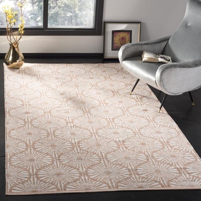 SAFAVIEH Montauk MTK606D Handwoven Orange / Ivory Rug