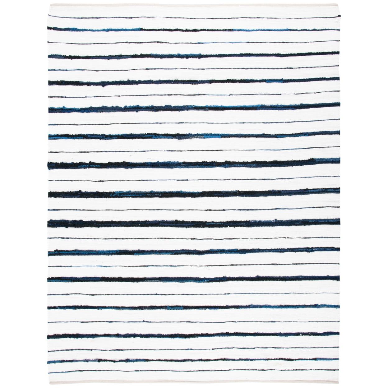 Ivory Coastline Handwoven Cotton & Synthetic 5' x 8' Area Rug