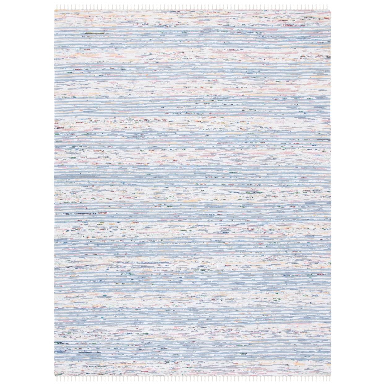 Ivory Coastline 8' x 10' Handwoven Cotton & Synthetic Rug