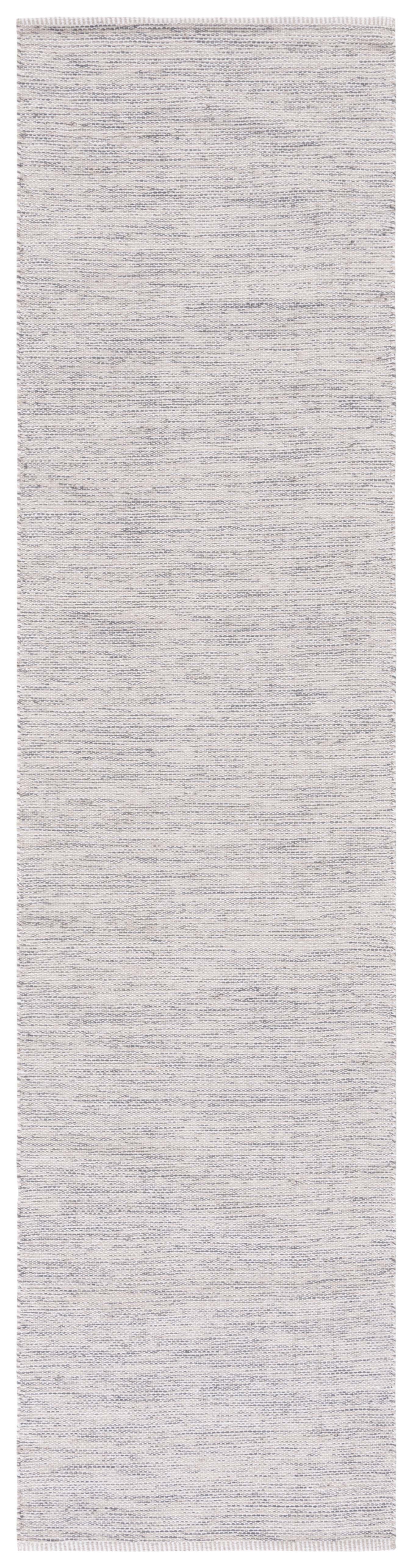 Ivory Abstract Handwoven Cotton 27'' Flatweave Rug