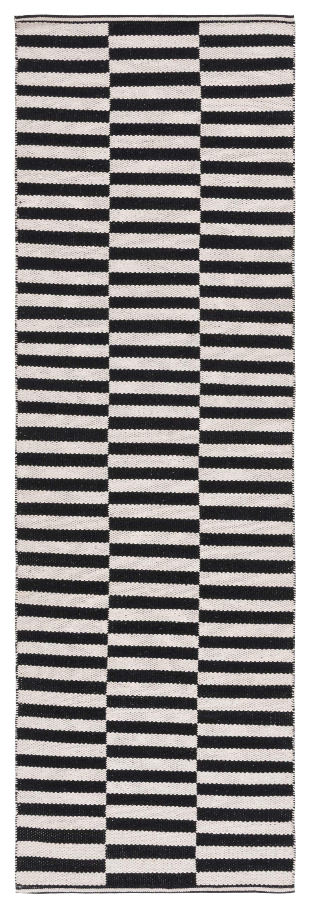 Montauk MTK715 Hand Woven Accent Rug - Ivory/Black - 2'6"x4'6" - Safavieh.