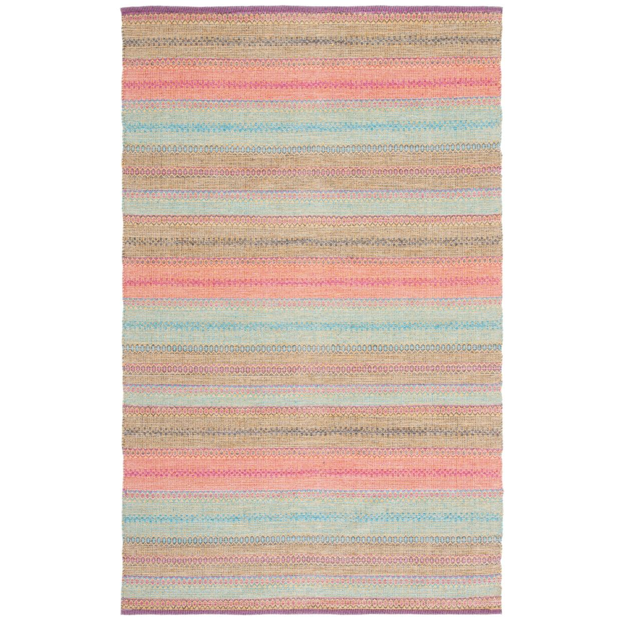 Coastal Breeze Handwoven Blue Cotton-Wool 3'x5' Area Rug