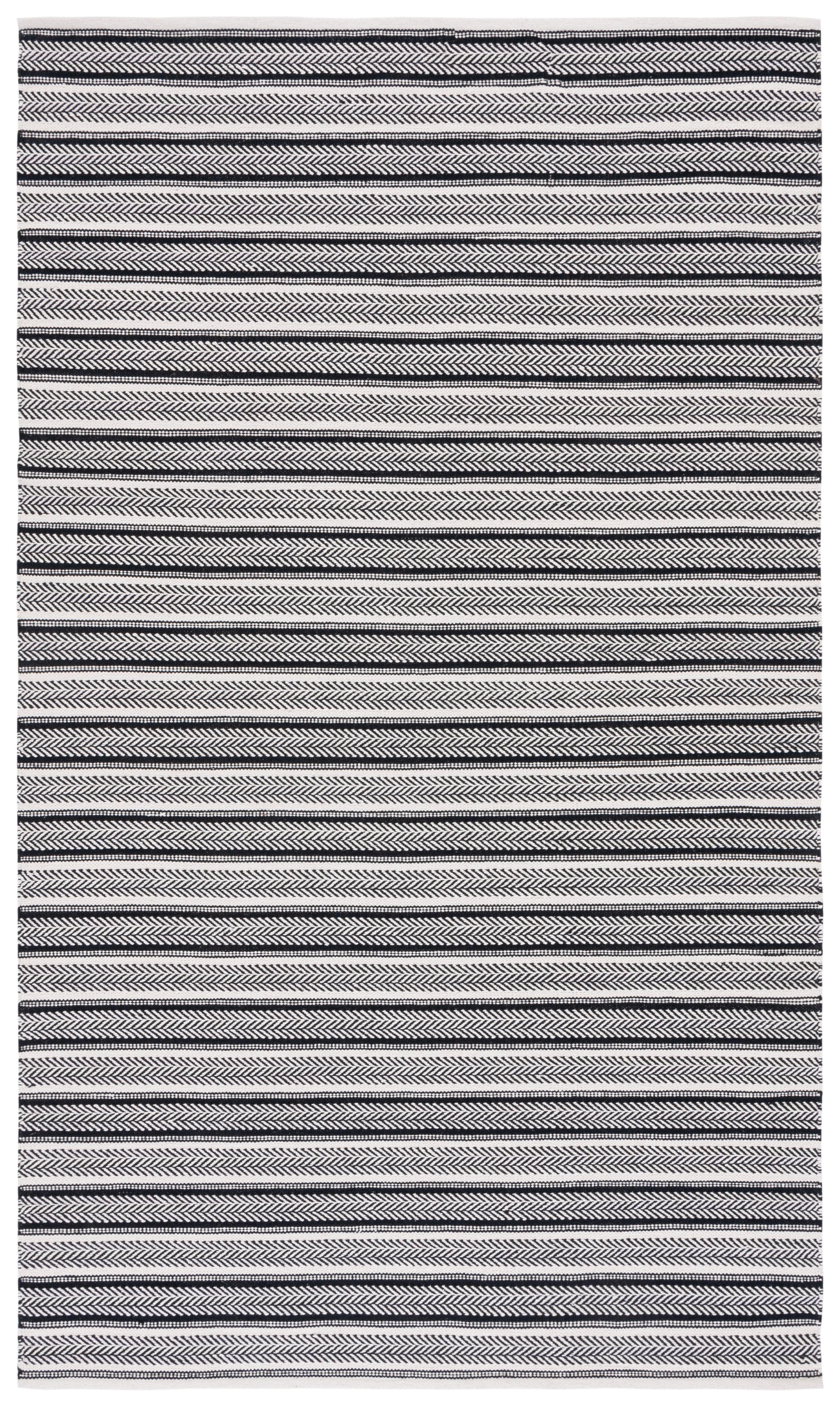 Union Rustic Annia Flat Weave Cotton Striped Rug