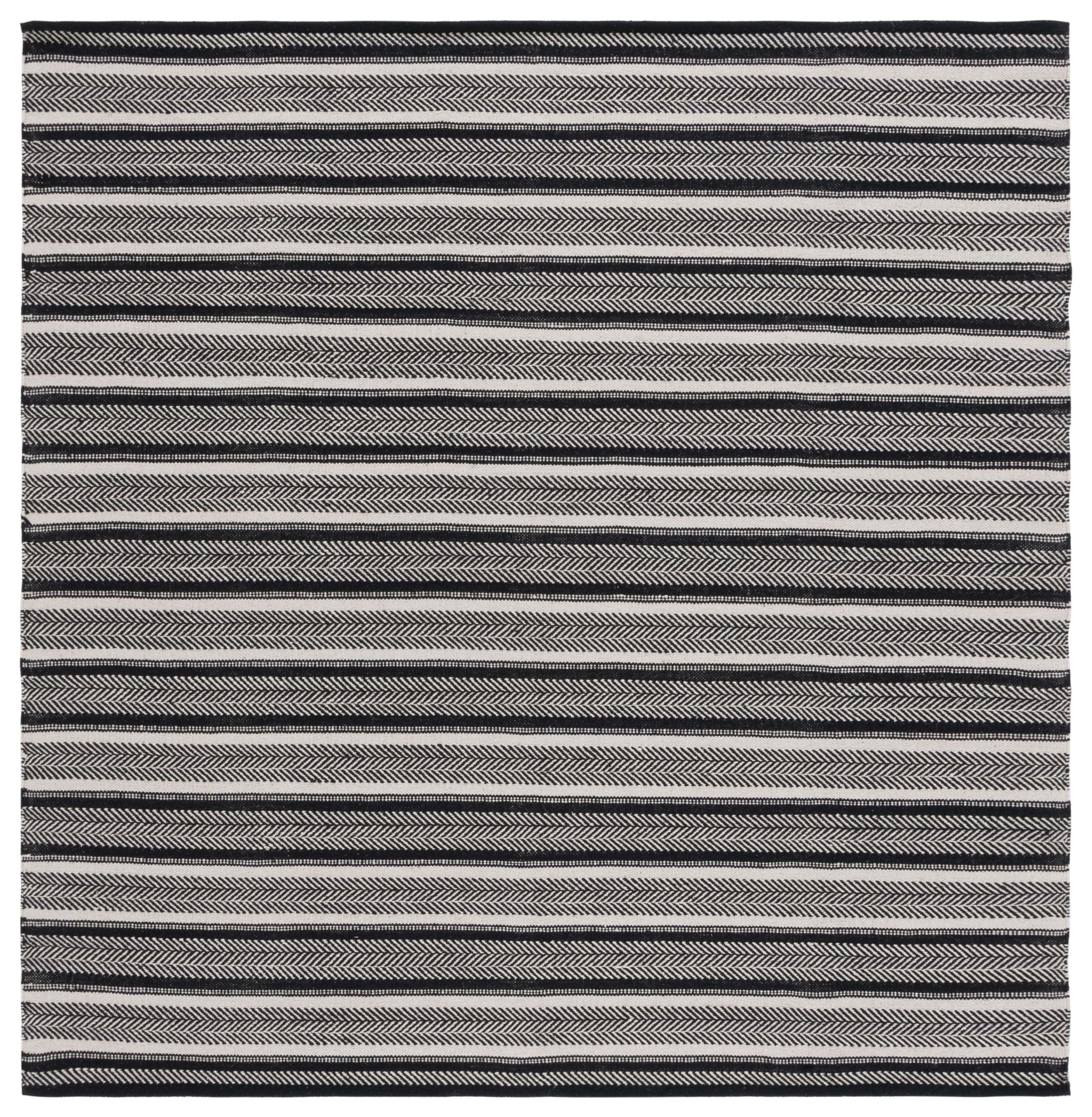Annia Flat Weave Cotton Striped Rug