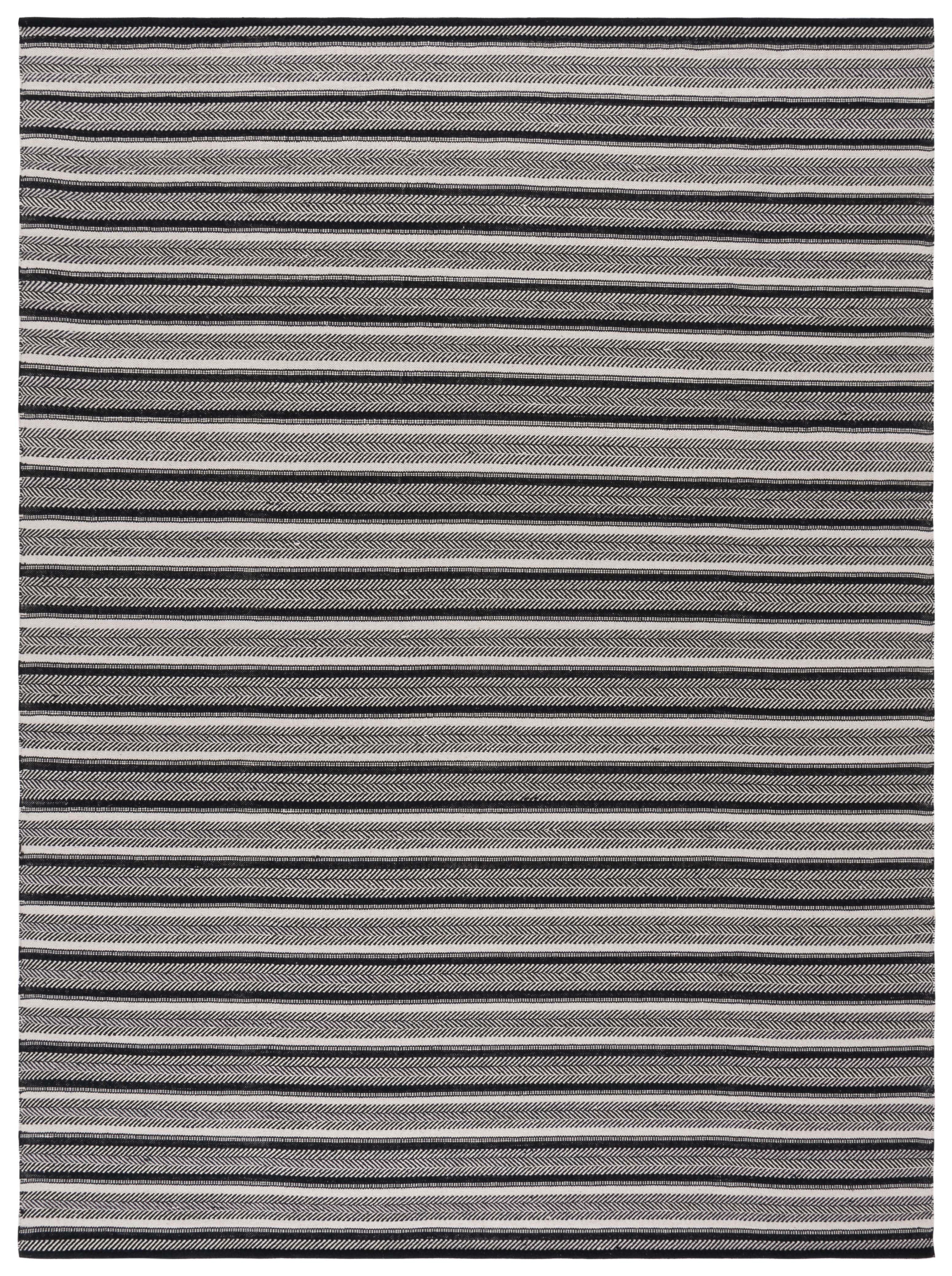 Annia Flat Weave Cotton Striped Rug