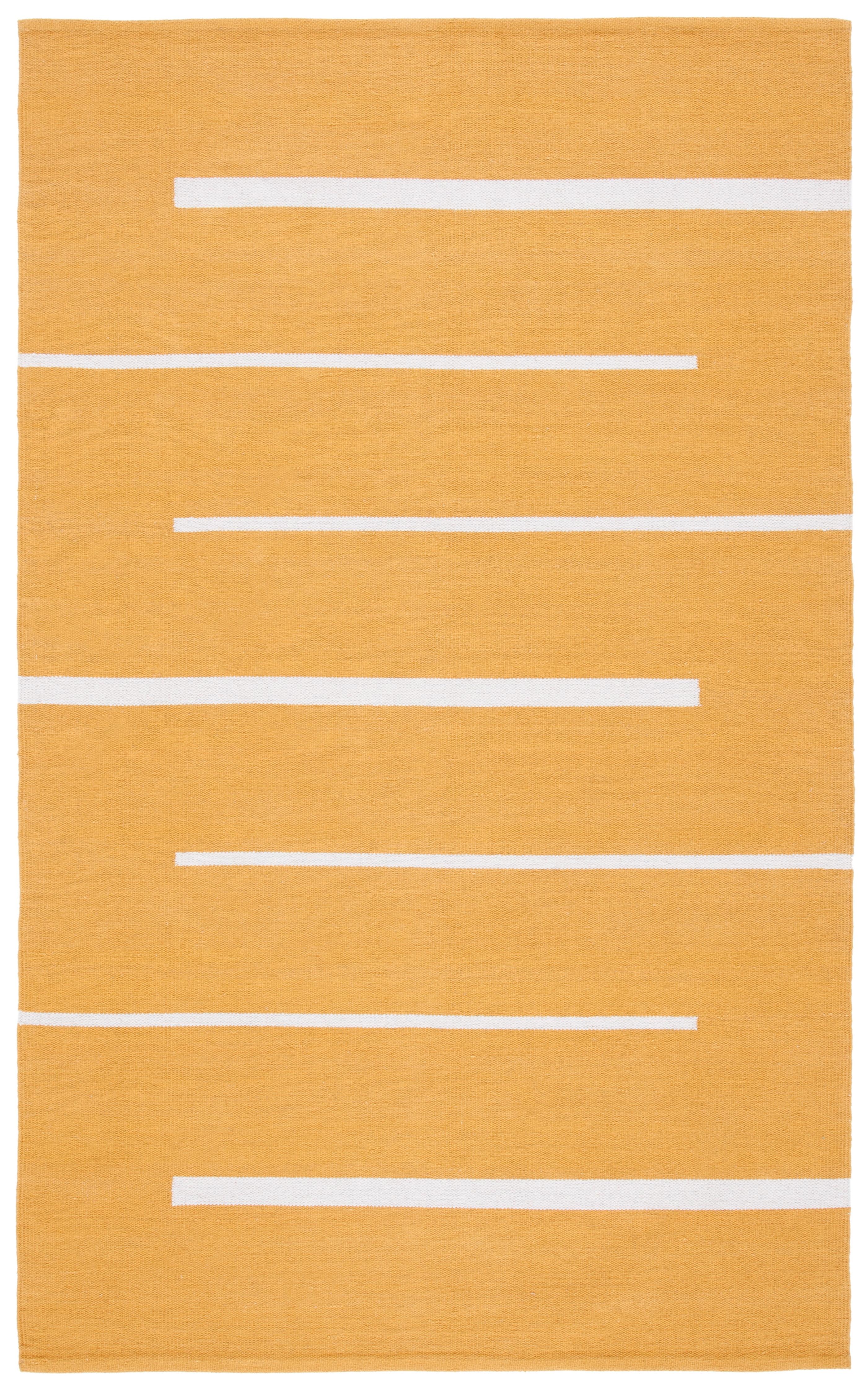 Montauk MTK311 Hand Woven Indoor Area Rug - Gold/Ivory - 6'x9' - Safavieh