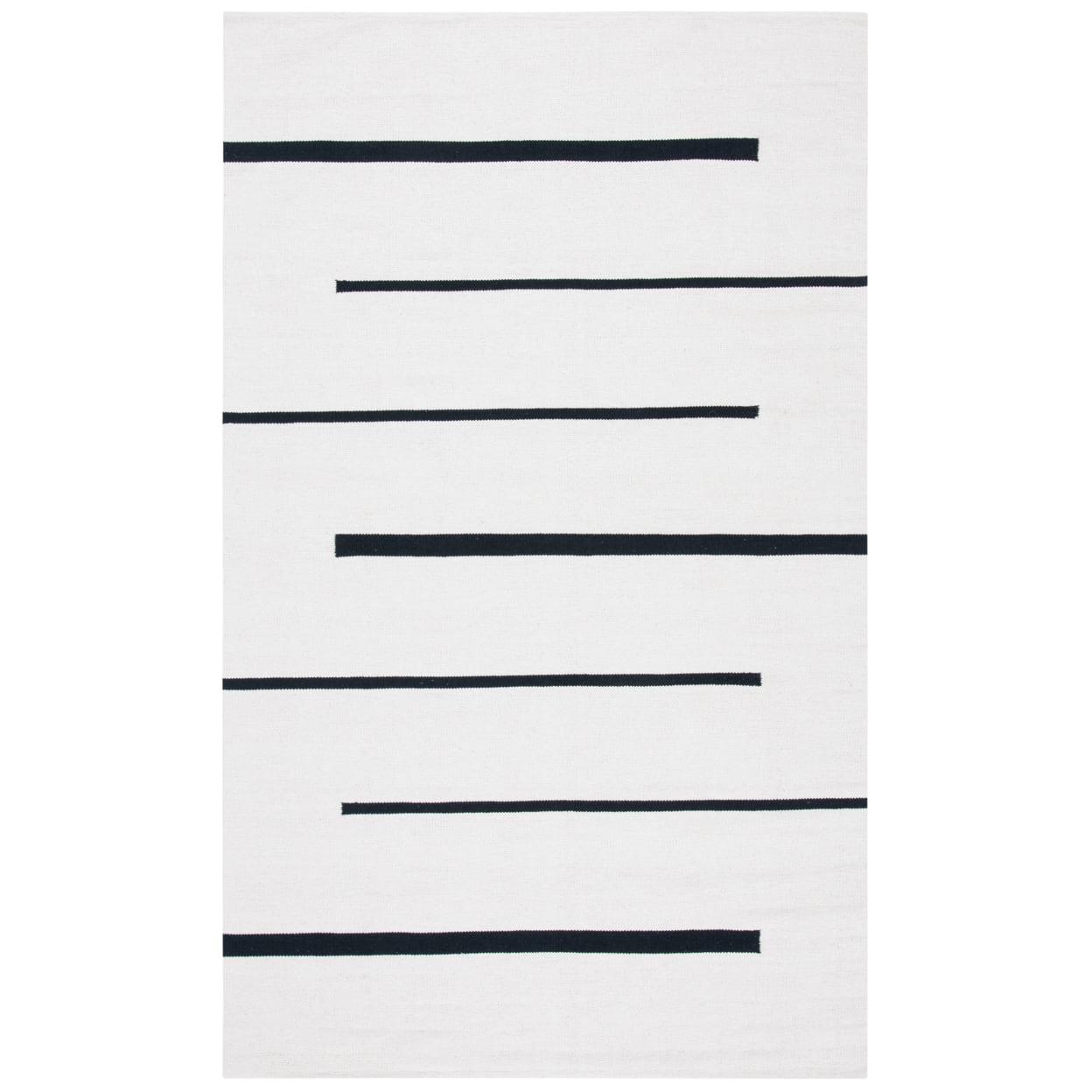 Montauk MTK311 Hand Woven Indoor Accent Rug - Ivory/Black - 2'3"x4' - Safavieh