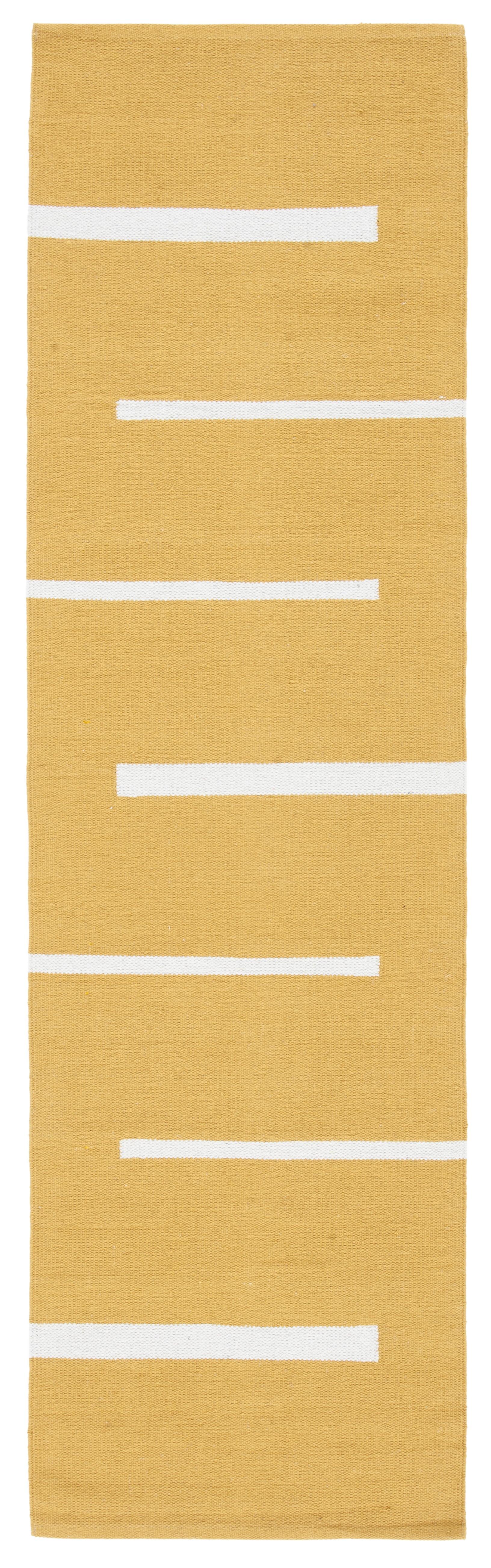 Montauk MTK311 Hand Woven Indoor Runner Rug - Gold/Ivory - 2'3"x8' - Safavieh