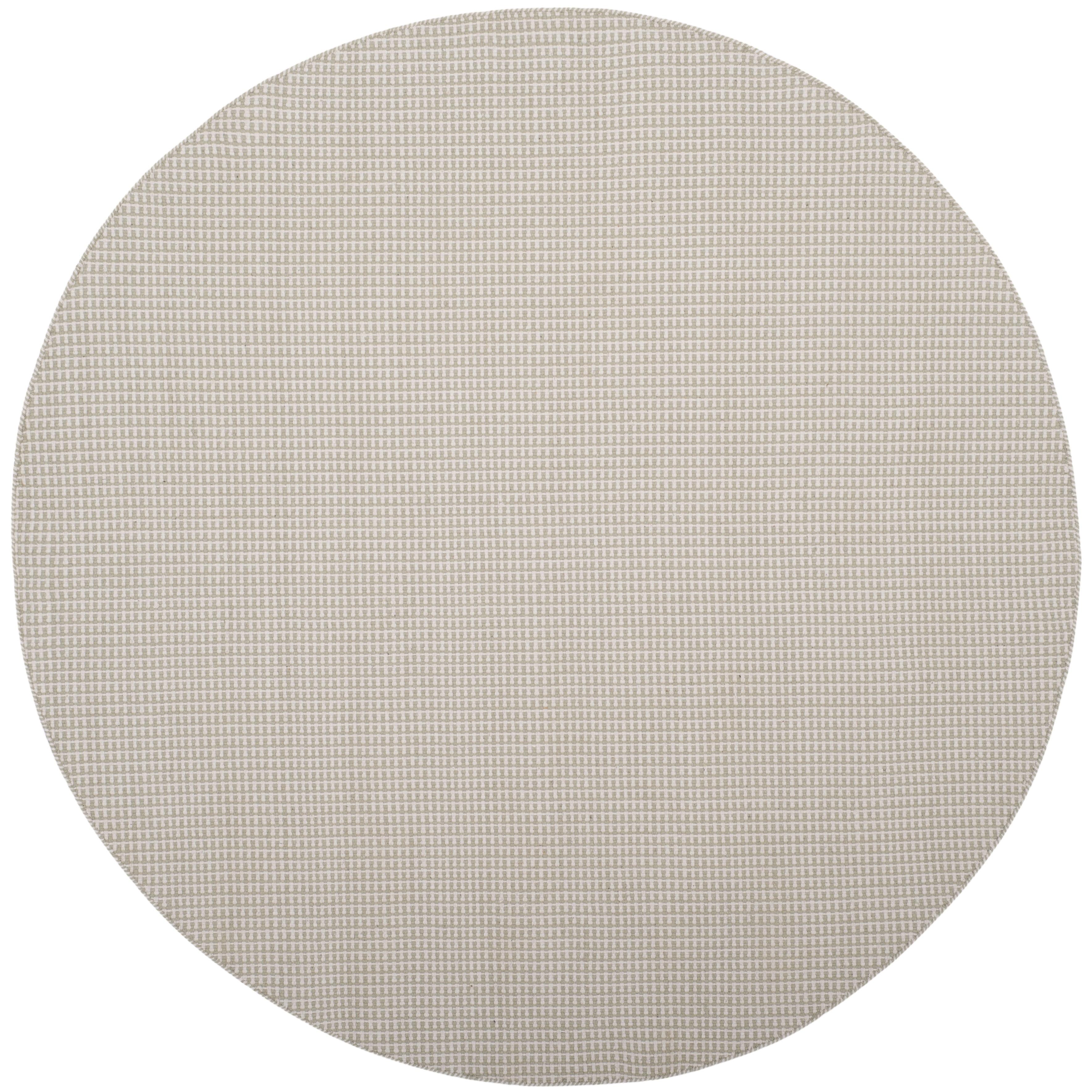 Montauk MTK340 Hand Woven Indoor Accent Rug - Ivory/Green - 4' Round - Safavieh