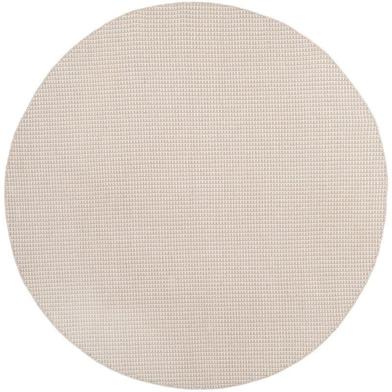 Montauk MTK340 Hand Woven Indoor Area Rug - Ivory/Grey - 6' Round - Safavieh