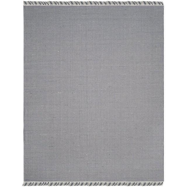Montauk MTK340 Hand Woven Indoor Area Rug - Ivory/Navy - 6'x9' - Safavieh