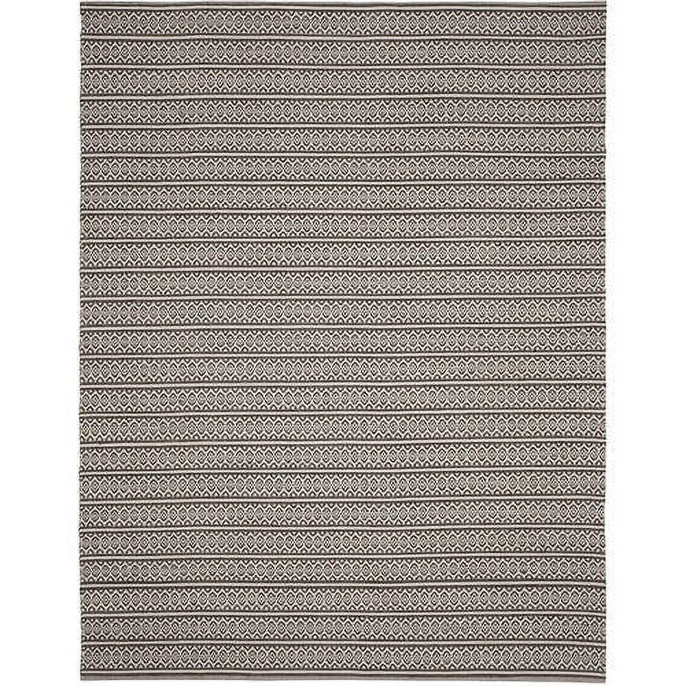 Montauk MTK341 Hand Woven Indoor Area Rug - Ivory/Black - 5'x8' - Safavieh.