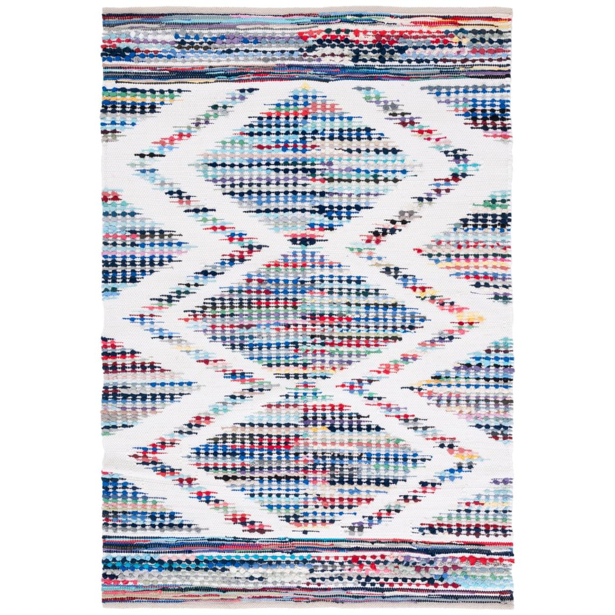Montauk MTK817 Hand Woven Area Rug - Ivory/Blue - 8'x10' - Safavieh.